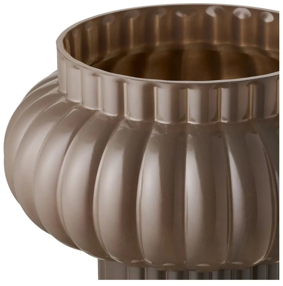 Hnedá sklenená váza (výška 27 cm) Celia – House Nordic