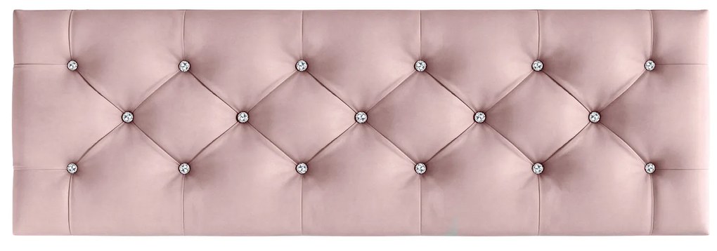 Lavica CHESTERFIELD 40x40 cm Svetloružová