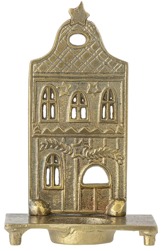 Bloomingville Kovový svietnik na čajovú sviečku Crista Brass no.1