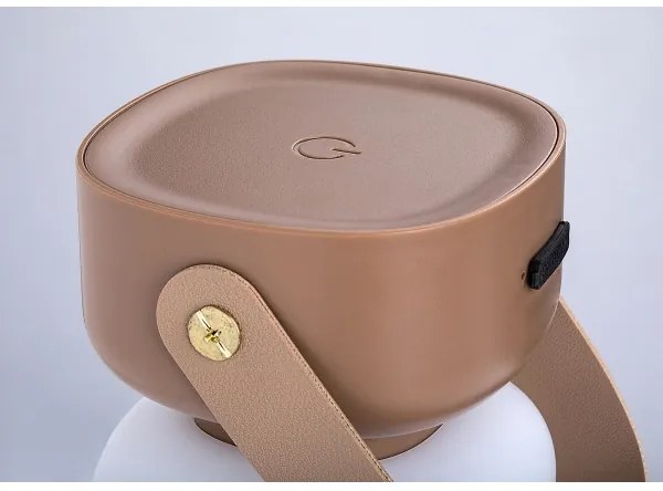 Rabalux 77143- LED Stmiev. nab. dot. von. stolná lampa FUNES LED/3W/5V IP44 hnedá