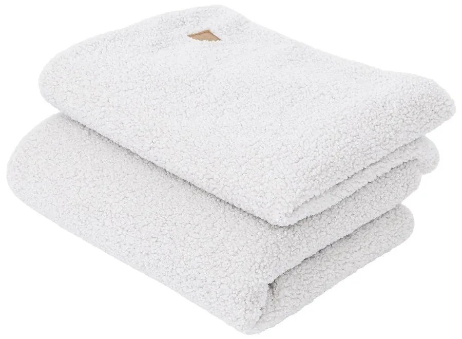 Biela detská deka s baránkom 100x77 cm – Meowbaby