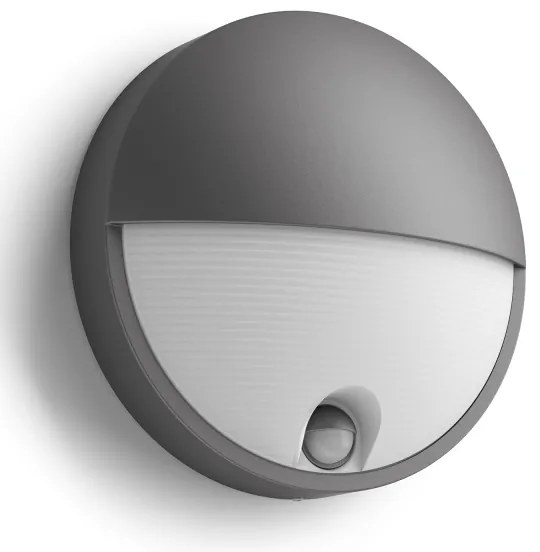 Philips 16456/93/16 - LED vonkajšie svietidlo s čidlom CAPRICORN LED/6W IP44