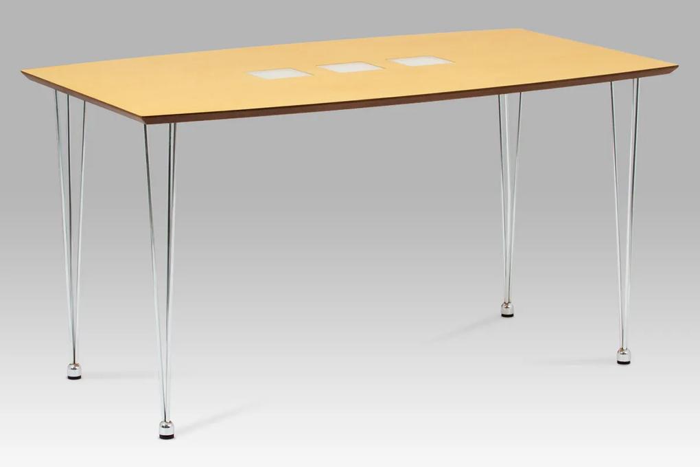 Jedálenský stôl Tempe, 135 cm, hnedá