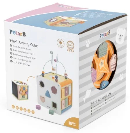 Edukačná kocka 8v1 Viga 44098 PolarB