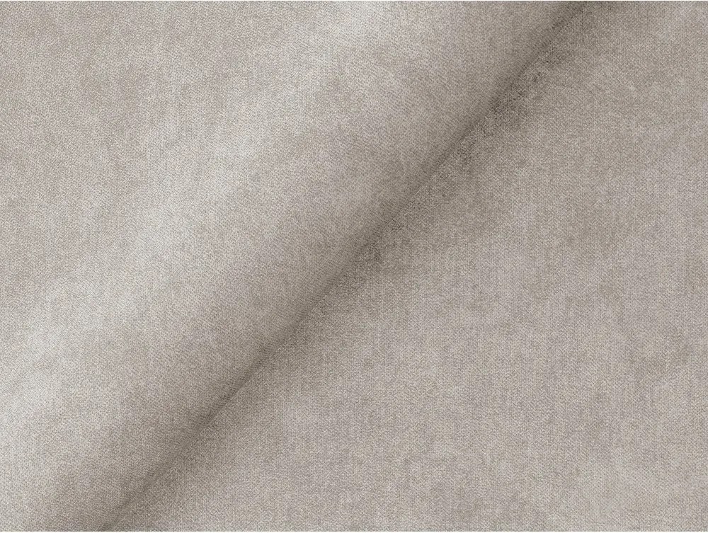 Béžová zamatová rohová pohovka (do tvaru "U") Aloha – Makamii