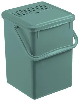 Odpadkový kôš s FILTROM, na bio odpad, Kompostér BIO, matne zelený, 9l