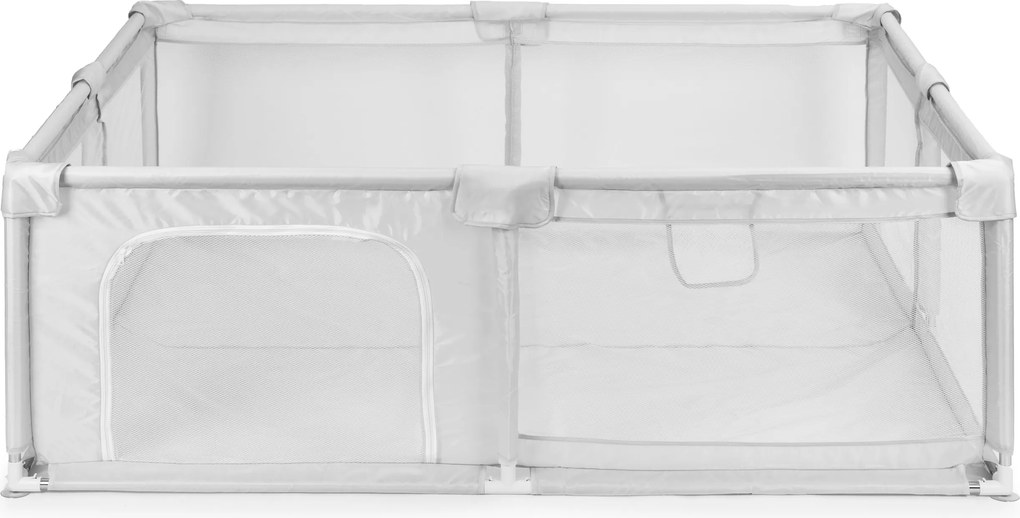 ECOTOYS veľká ohrádka pre dieťa 180x160 cm – suchý bazén, hrací kútik, šedá