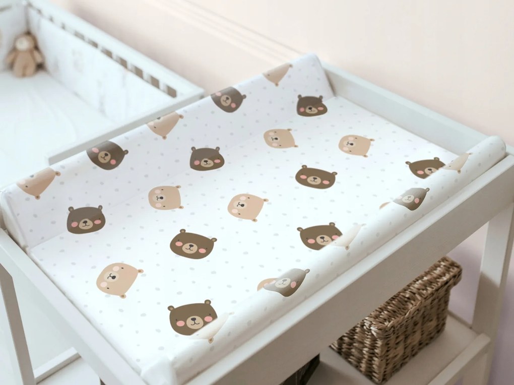 Tvrdá prebaľovacia podložka 70x47 Bubu Bears