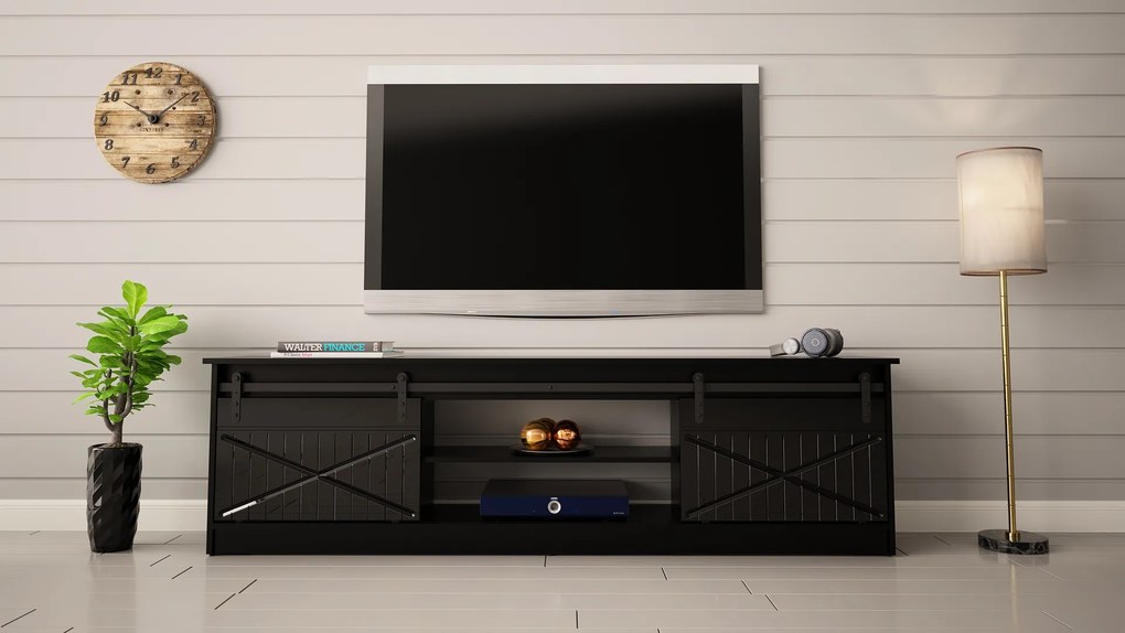 Cama TV stolík Granero - čierna