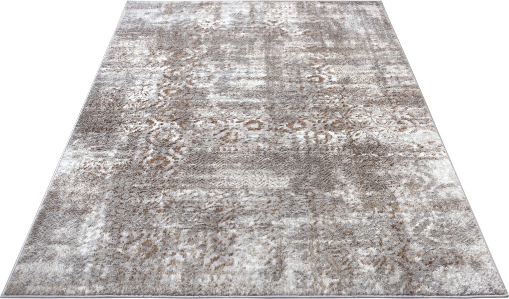 Hanse Home, Kusový koberec Shine 105924 Style Grey Brown, 57x90, hnedá, obývacia izba