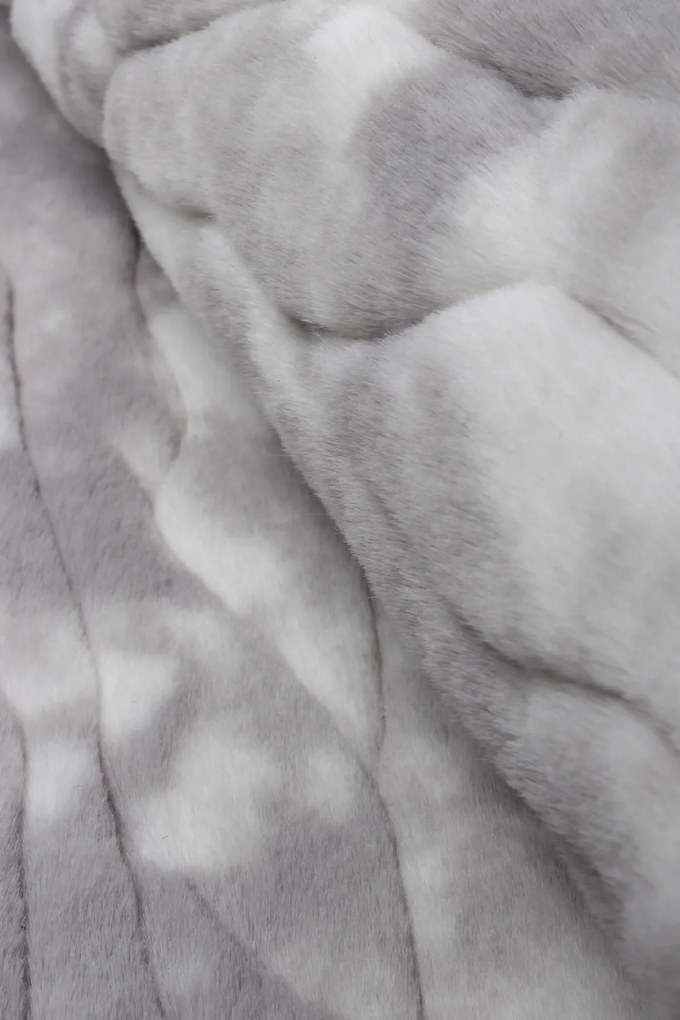 Koberec Rabbit 3D New Cawy GREY/SILVER rozmery koberec: 80x140 cm
