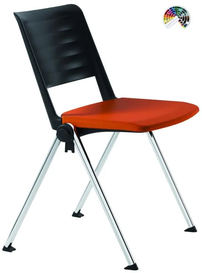 ANTARES Konferenčná stolička 2200 RAVE T čalúnenie BLOOM koženka