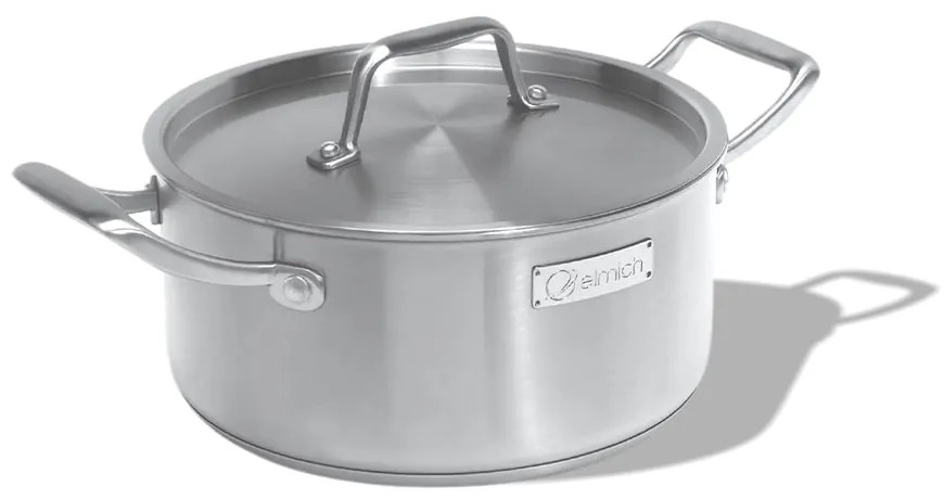 Elmich Trojvrstvový nerezový hrniec Tria Plus Ø 24 cm (5L)