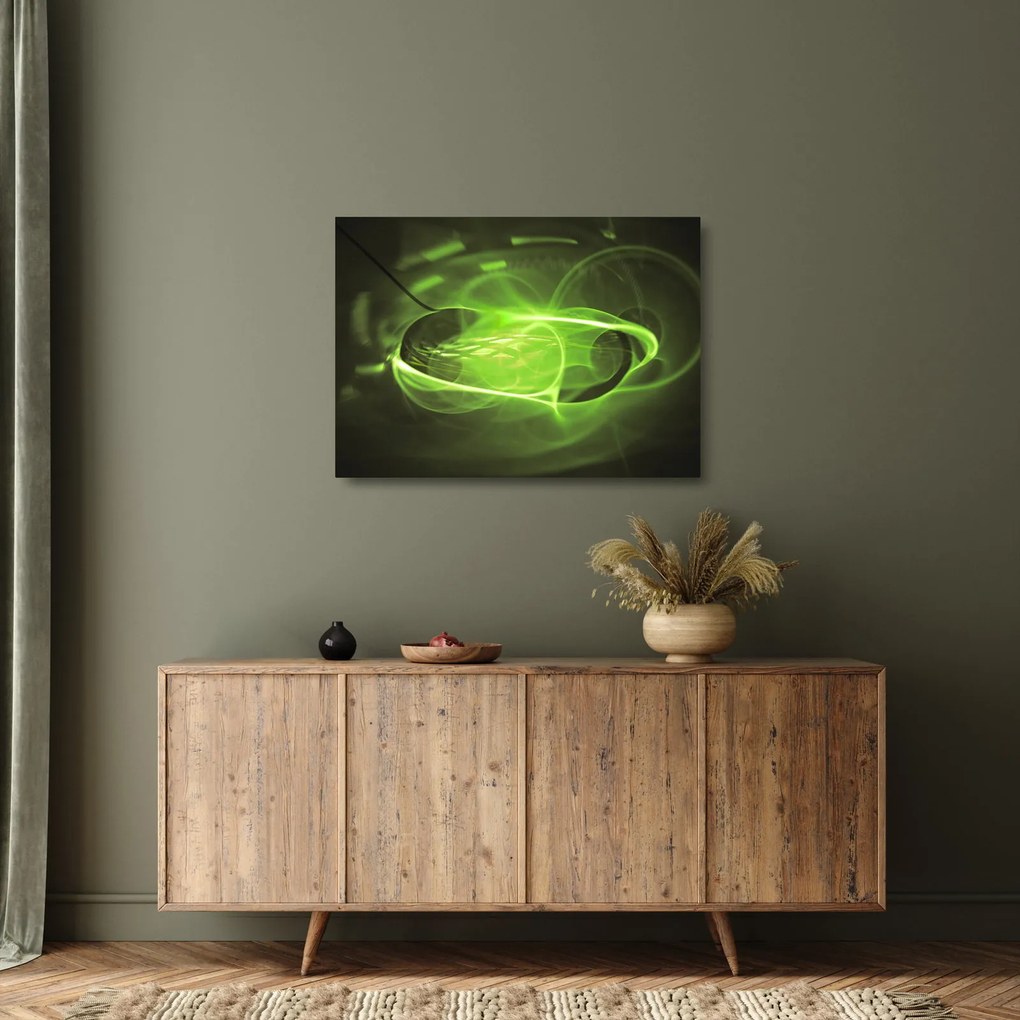 Moderný abstraktný sklenený obraz (70x50 cm)