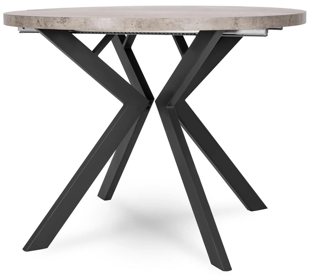 PROXIMA.store - Okrúhly stôl LUKAS FARBA: sivá