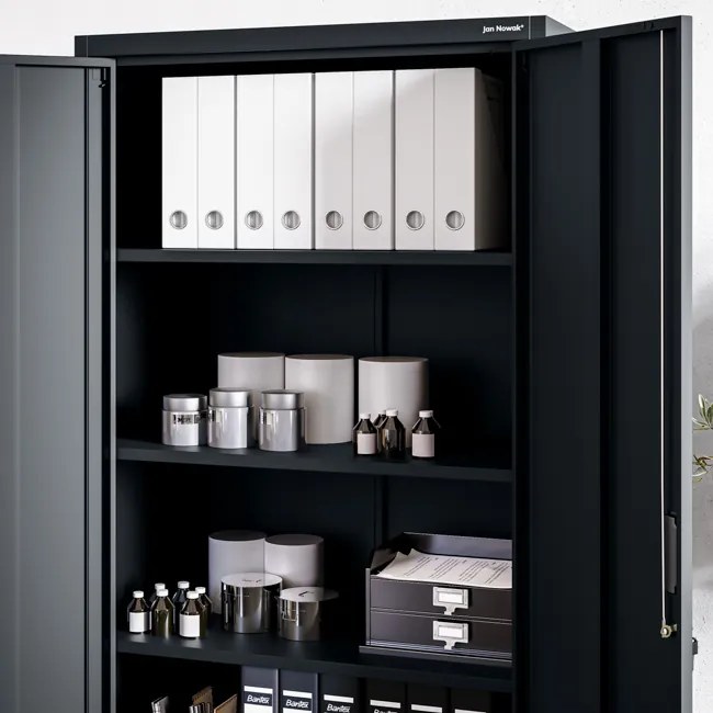 Kovová skriňa JAN Compact 1750 x 800 x 400 mm, antracitová