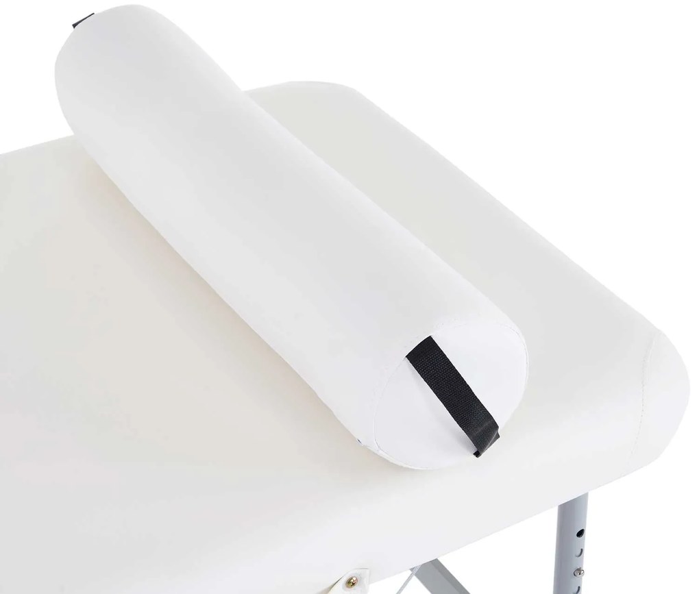 VASHOME masážny valčekový vankúš, biely