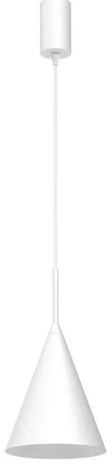 Závesný luster na lankách CAPITAL 1xGX53/15W/230V pr. 17 cm biely