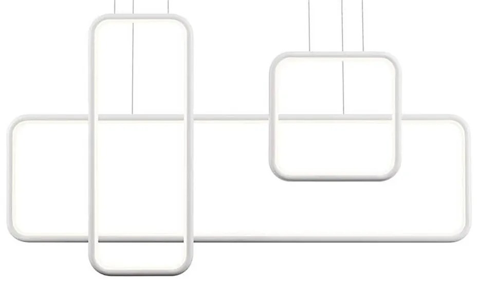 Redo 01-2099 - LED stmievateľný luster na lankách THAI LED/86W/230V biely