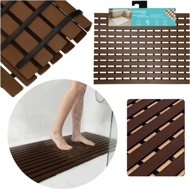 Kúpeľňová predložka hnedá