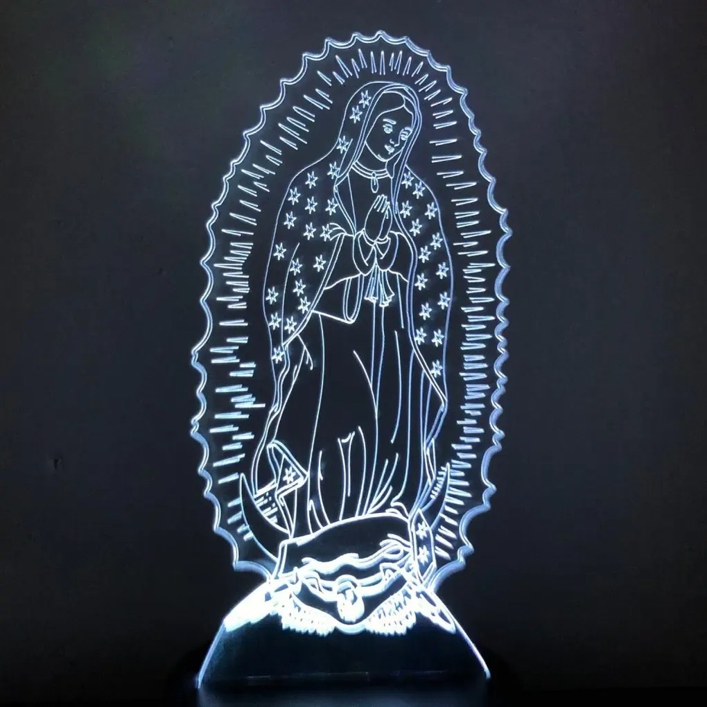 3Dmix 3DL-SL022 – 3D LED nočná lampa - Panna Mária (Solar)