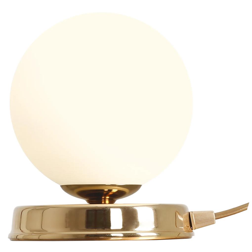 BALL GOLD | Stolná lampa v zlatom prevedení Veľkosť: S