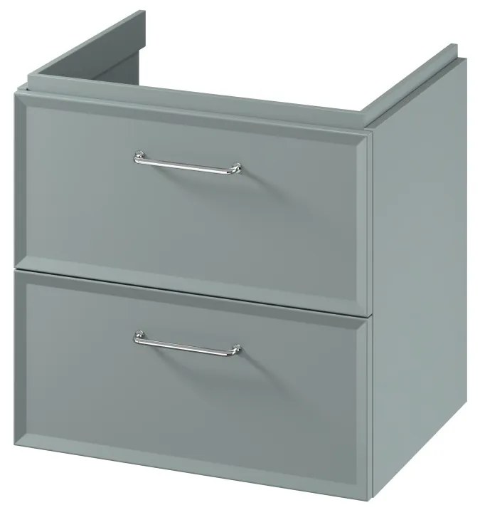 Cersanit Mille, umývadlová skrinka 594x446x551 mm, zelená matná, S1021-003
