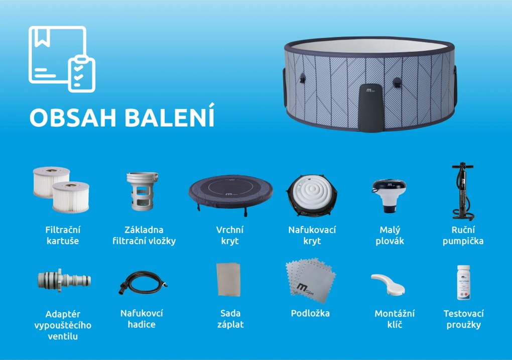 Mspa | Bazén vírivý MSPA TIDAL-ECO F-TD066WE | 11400306