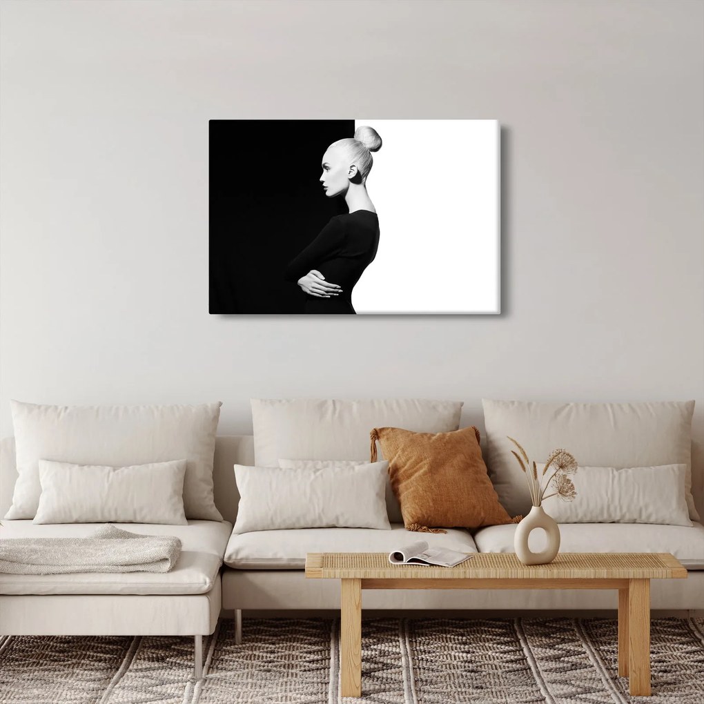 Obrázok - Žena á la jin a jang (90x60 cm)