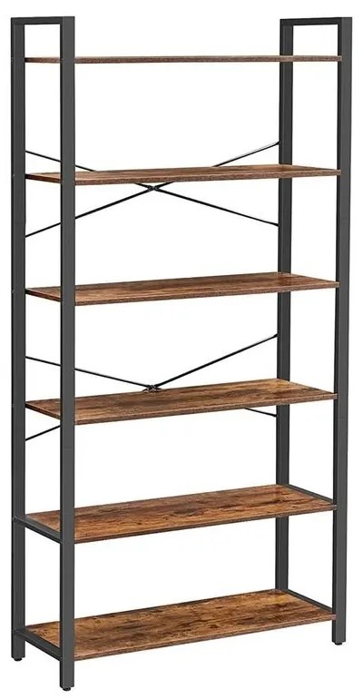 Policový regál so 6 policami VASAGLE LLS082B01