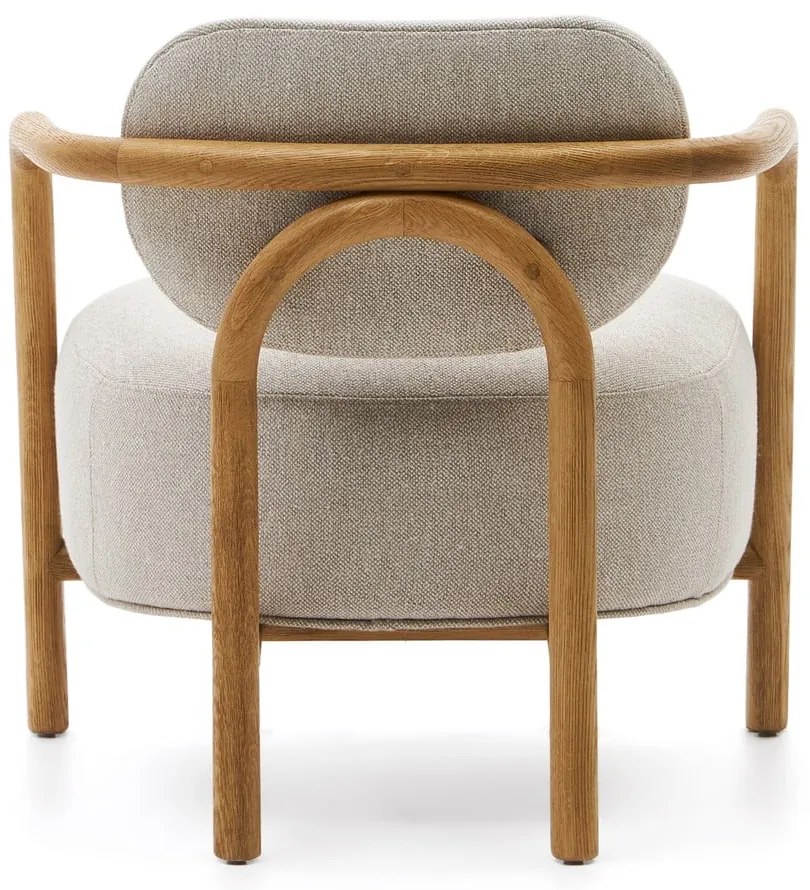 Béžové kreslo Melqui – Kave Home