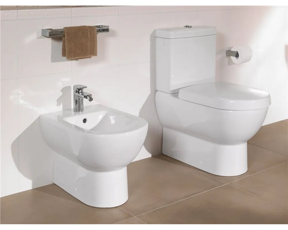 VILLEROY &amp; BOCH Subway WC sedátko s poklopom, s funkciou QuickRelease a Softclosing, biela alpská, 9M55S101