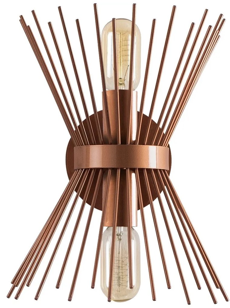 Nástenné svietidlo Budle medené