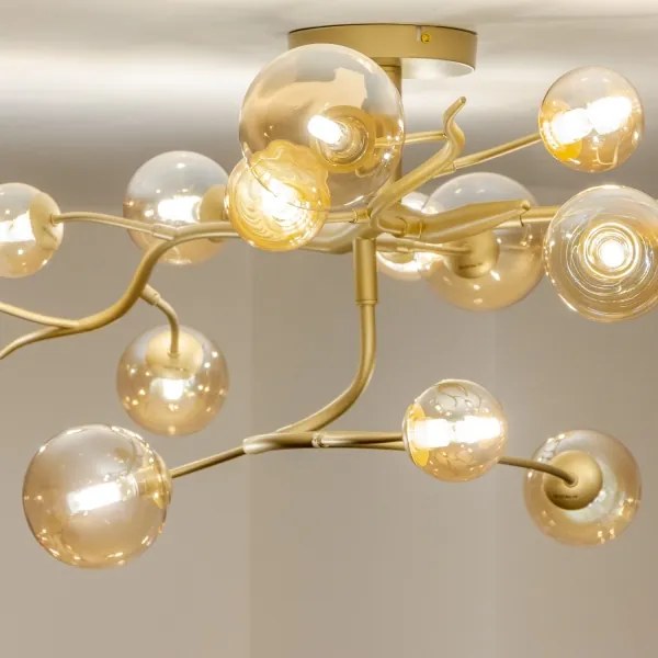 Brilagi - LED Prisadený luster MISTEL 15xG9/3W/230V zlatá