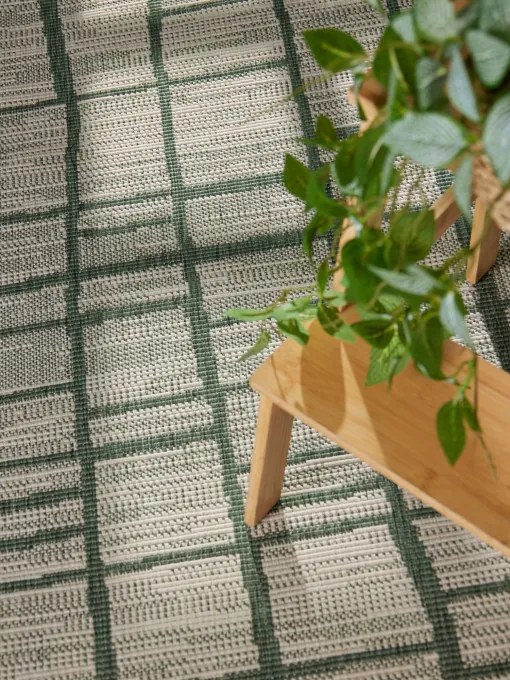 Koberec Ted Baker Haringey Crouch zelený / biely kruh