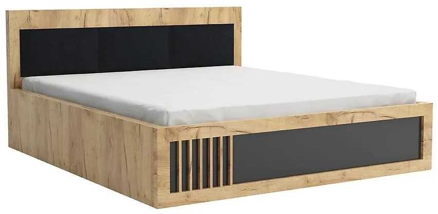 Posteľ Sorento 160x200 Craft Zlato/čierna