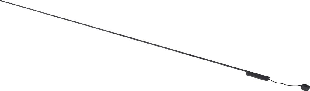Moderný koľajnicový systém čierny 1-fázový 400 cm - Magnetic