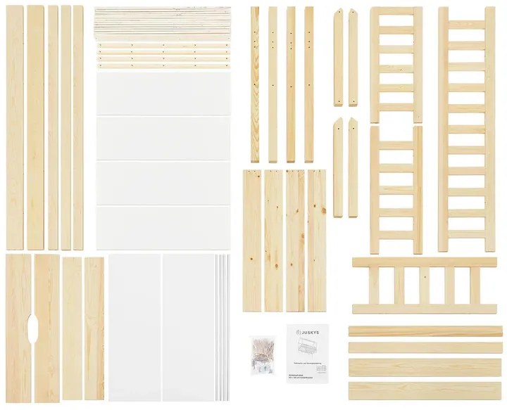 InternetovaZahrada Detská posteľ Marli 90x200 cm s úložným priestorom - prírodná