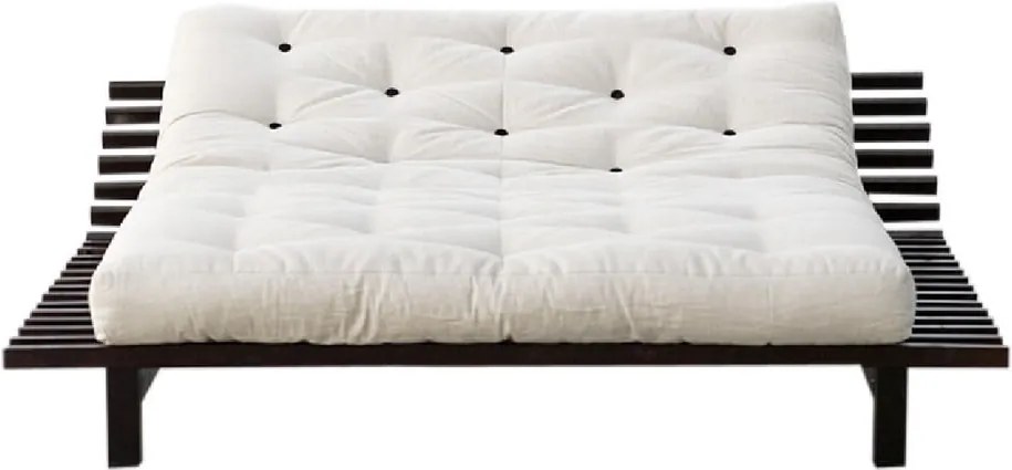 Rozkladacia posteľ z borovicového dreva Karup Design Blues, 160 × 200 cm