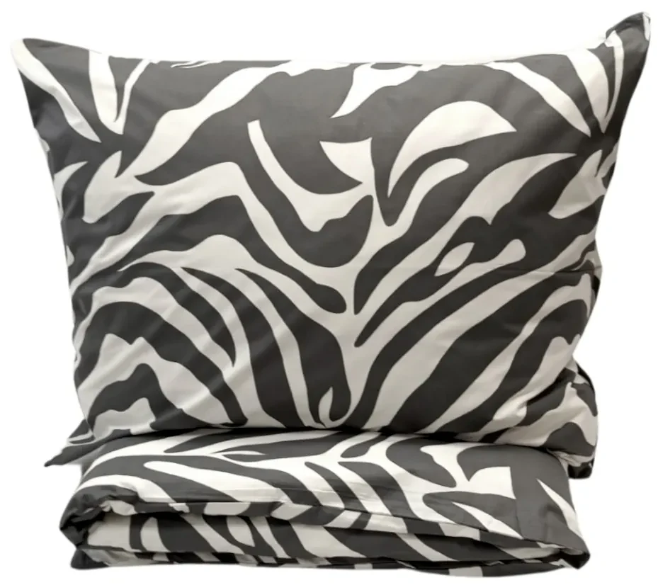 Obliečky bavlnené Zebra 200x140cm+90x70cm TiaHome