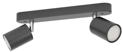 LED bodové osvetlenie Eglo RECISO-E čierna 74007