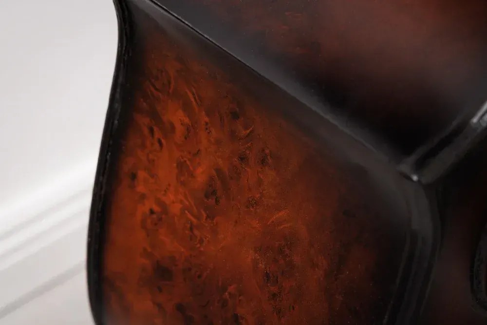 Invicta Interior - Extravagantný stojan na víno CELLO 133 cm hnedý, borovica