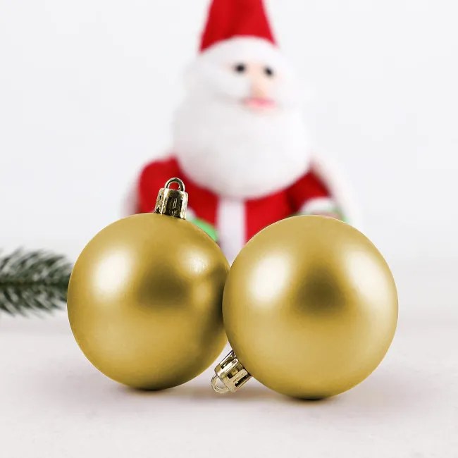 Sada vianočných závesných dekorácií ESTRELLA zlatá (66 ks)