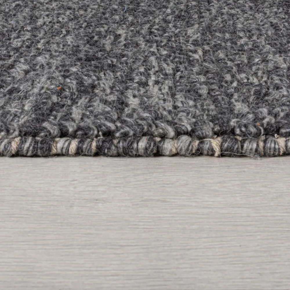 Flair Rugs koberce Kusový koberec Minerals Dark Grey - 120x170 cm