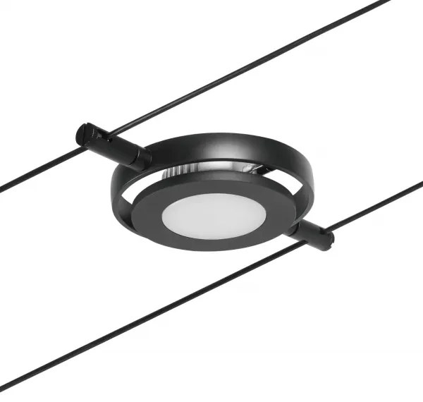 Paulmann 94418 - SADA 5xLED/4,5W Bodové svietidlo ROUNDMAC 230V čierna