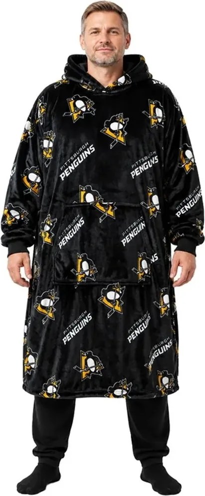 Mikinová televízna deka NHL Pittsburgh Penguins – veľ. XL