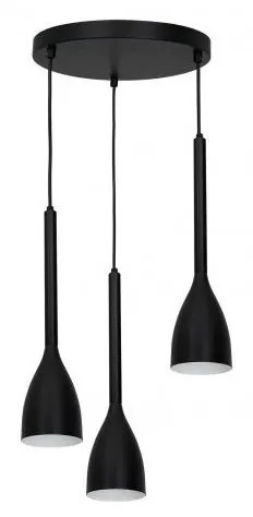 Luster na lanku ISTAPPAR 3xE27/60W/230V čierna