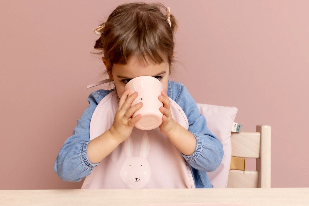 Detský silikónový hrnček 2 ks Mrs. Rabbit