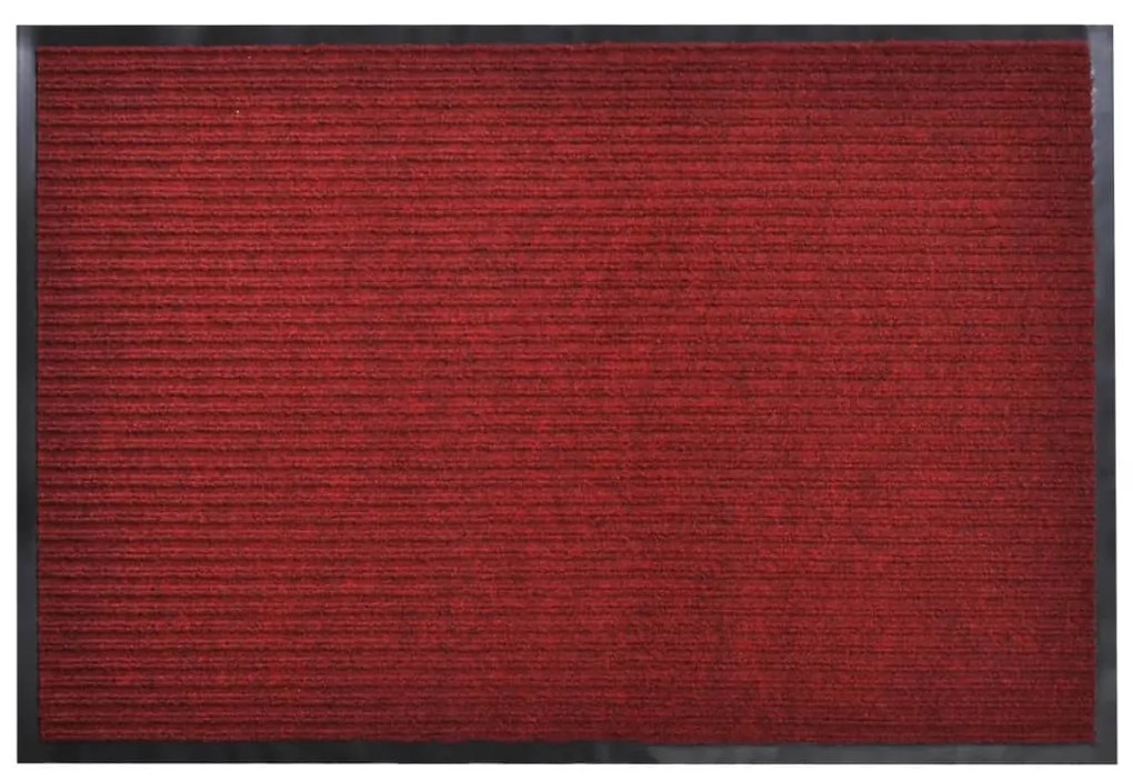 vidaXL Červená rohožka pred dvere z PVC 120 x 180 cm