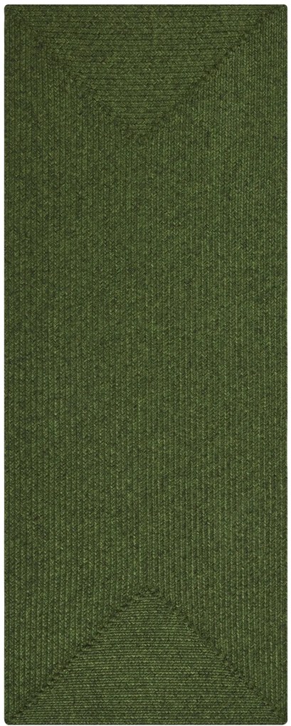 Hanse Home, Kusový koberec Braided 105554 Green – na von aj na doma, 160x230, zelená, chodba / predsieň